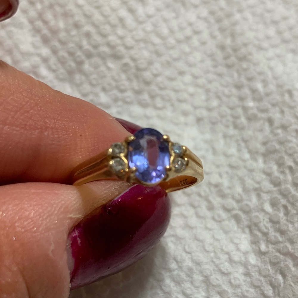 Tanzanite ring size 7